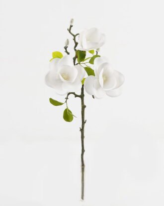 Artificial Flower 23*48cm Magnolia *3 single stem GS-64923018-W1 Single Flowers YeahFlower is one of Chinese leading OEM manufacturers and exporters , supplying the silk flowers, wholesale artificial trees