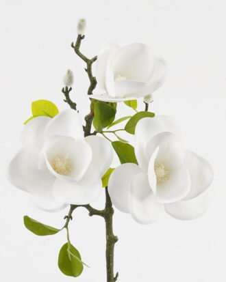 Artificial Flower 23*48cm Magnolia *3 single stem GS-64923018-W1 Single Flowers YeahFlower is one of Chinese leading OEM manufacturers and exporters , supplying the silk flowers, wholesale artificial trees