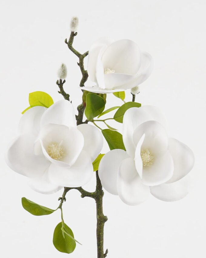 Artificial Flower 23*48cm Magnolia *3 single stem GS-64923018-W1 Single Flowers YeahFlower is one of Chinese leading OEM manufacturers and exporters , supplying the silk flowers, wholesale artificial trees