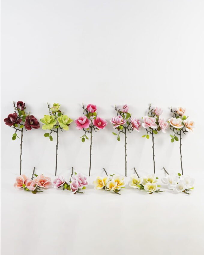 Artificial Flower 23*48cm Magnolia *3 single stem GS-64923018 Single Flowers YeahFlower is one of Chinese leading OEM manufacturers and exporters , supplying the silk flowers, wholesale artificial trees