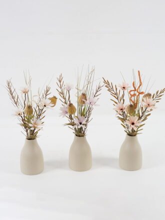 Artificial Flower 15*15*16cm Wiild flowers in color paper pot GS-03323130-P4P48-POST-Z1 Potted Flowers&Plants YeahFlower is one of Chinese leading OEM manufacturers and exporters , supplying the silk flowers, wholesale artificial trees