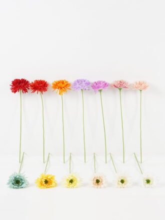 Artificial Flower 11*11*44cm Mum single stem GS-71523015-O1 Single Flowers 3,000+ sqm showroom with thousands of artificial flowers, plants & trees ready for global sourcing.