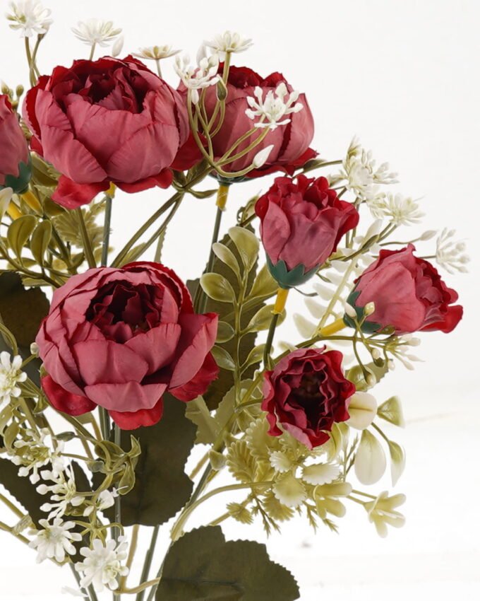 Artificial Flower 20*20*30cm Peony *7 bush GS-69923004-R1 Flowers Bush YeahFlower is one of Chinese leading OEM manufacturers and exporters , supplying the silk flowers, wholesale artificial trees