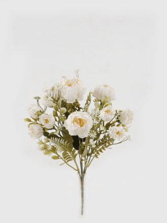 Artificial Flower 20*20*30cm Peony *7 bush GS-69923004-R1 Flowers Bush 3,000+ sqm showroom with thousands of artificial flowers, plants & trees ready for global sourcing.