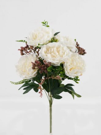 Artificial Flower 26*26*45cm Peony *9 bush GS-36623050-R1 Flowers Bush 3,000+ sqm showroom with thousands of artificial flowers, plants & trees ready for global sourcing.