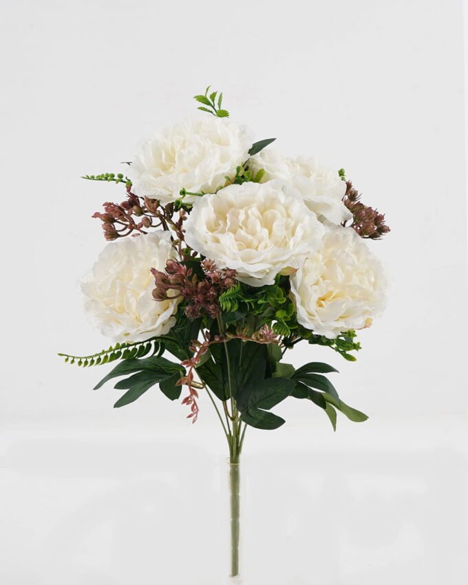 Artificial Flower 26*26*45cm Peony *9 bush GS-36623050-W1 Flowers Bush 3,000+ sqm showroom with thousands of artificial flowers, plants & trees ready for global sourcing.