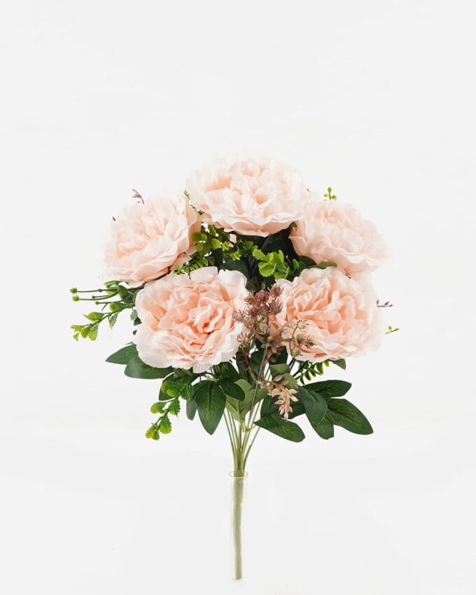 Artificial Flower Peony 9 bush GS-36623050_4 Artificial Flower 26*26*45cm Peony *9 bush GS-36623050 Flowers Bush YeahFlower is one of Chinese leading OEM manufacturers and exporters , supplying the silk flowers, wholesale artificial trees