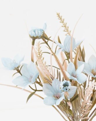 Artificial Flower 18*18*29cm Platycodon *5 bundle GS-16823049 Bouquet YeahFlower is one of Chinese leading OEM manufacturers and exporters , supplying the silk flowers, wholesale artificial trees