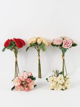 Artificial Flower 18*18*37cm Flower bundle GS-40723046 Bouquet 3,000+ sqm showroom with thousands of artificial flowers, plants & trees ready for global sourcing.