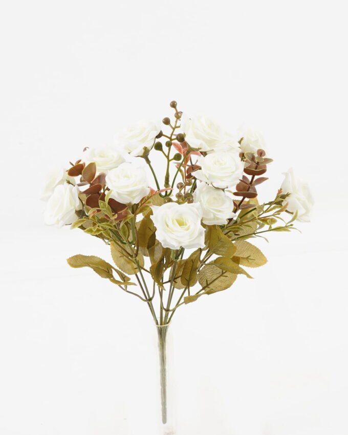 Artificial Flower 20*20*32cm Rose *12 bush GS-71923002-W1 Flowers Bush YeahFlower is one of Chinese leading OEM manufacturers and exporters , supplying the silk flowers, wholesale artificial trees