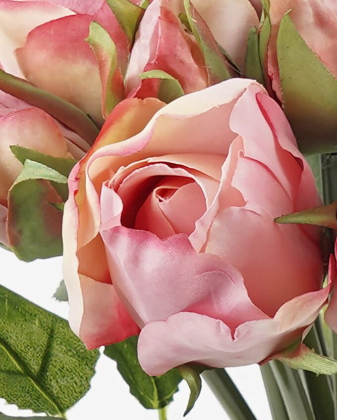 Artificial Flower Rose 16 bundle GS-48723004_2 Artificial Flower 26*26*33cm Rose *16 bundle GS-48723004 Bouquet YeahFlower is one of Chinese leading OEM manufacturers and exporters , supplying the silk flowers, wholesale artificial trees