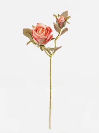 Artificial Flower 13*13*45cm Rose *2 single stem GS-48723010-Y1 Single Flowers 3,000+ sqm showroom with thousands of artificial flowers, plants & trees ready for global sourcing.