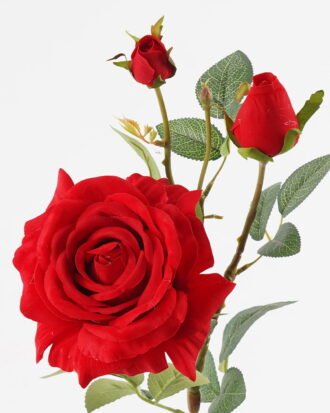 Artificial Flower 16*16*65cm Rose *3 single stem GS-39623004-R1 Single Flowers YeahFlower is one of Chinese leading OEM manufacturers and exporters , supplying the silk flowers, wholesale artificial trees