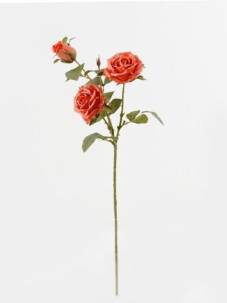 Artificial Flower 20*20*67cm Rose *3 single stem GS-71823001-R2 Single Flowers 3,000+ sqm showroom with thousands of artificial flowers, plants & trees ready for global sourcing.