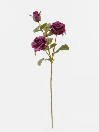 Artificial Flower 20*20*67cm Rose *3 single stem GS-71823001-O1 Single Flowers 3,000+ sqm showroom with thousands of artificial flowers, plants & trees ready for global sourcing.