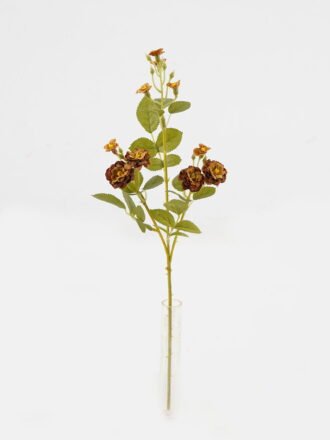 Artificial Flower 11*11*36cm Rose *3 single stem GS-72523002-R1 Single Flowers 3,000+ sqm showroom with thousands of artificial flowers, plants & trees ready for global sourcing.