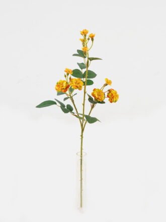 Artificial Flower 11*11*36cm Rose *3 single stem GS-72523002-R1 Single Flowers 3,000+ sqm showroom with thousands of artificial flowers, plants & trees ready for global sourcing.