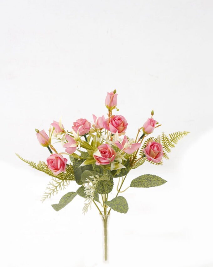 Artificial Flower 20*20*31cm Rose *5 bush GS-69923003-P1 Flowers Bush YeahFlower is one of Chinese leading OEM manufacturers and exporters , supplying the silk flowers, wholesale artificial trees