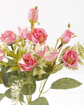 Artificial Flower 20*20*31cm Rose *5 bush GS-69923003-P1 Flowers Bush YeahFlower is one of Chinese leading OEM manufacturers and exporters , supplying the silk flowers, wholesale artificial trees