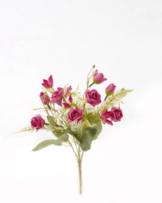 Artificial Flower 20*20*31cm Rose *5 bush GS-69923003-R2 Flowers Bush YeahFlower is one of Chinese leading OEM manufacturers and exporters , supplying the silk flowers, wholesale artificial trees