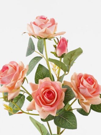 Artificial Flower 19*19*64cm Rose *5 single stem GS-39623003-R2 Single Flowers 3,000+ sqm showroom with thousands of artificial flowers, plants & trees ready for global sourcing.