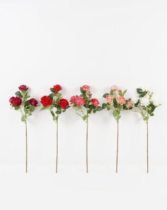 Artificial Flower 19*19*64cm Rose *5 single stem GS-39623003 Single Flowers YeahFlower is one of Chinese leading OEM manufacturers and exporters , supplying the silk flowers, wholesale artificial trees