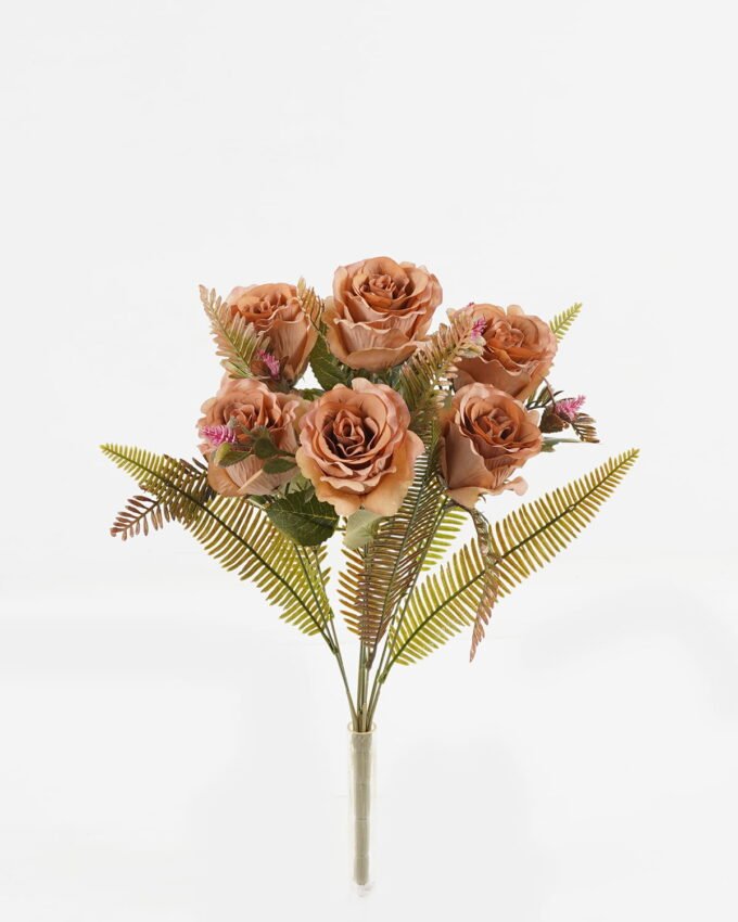 Artificial Flower 26*26*46cm  Rose *7 bush GS-36623032-K1 Flowers Bush 3,000+ sqm showroom with thousands of artificial flowers, plants & trees ready for global sourcing.