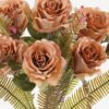 Artificial Flower 26*26*46cm  Rose *7 bush GS-36623032-K1 Flowers Bush 3,000+ sqm showroom with thousands of artificial flowers, plants & trees ready for global sourcing.