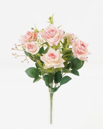 Artificial Flower 20*20*34cm Rose *7 bush GS-71923008-R2 Flowers Bush YeahFlower is one of Chinese leading OEM manufacturers and exporters , supplying the silk flowers, wholesale artificial trees