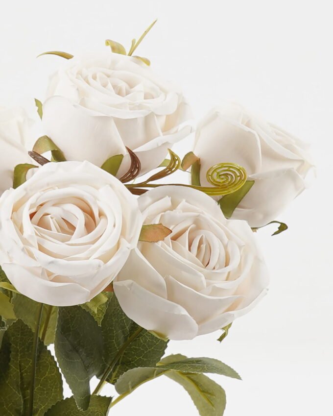 Artificial Flower Rose 7 bush GS-72223001-W1_4 Artificial Flower 23*23*36cm Rose *7 bush GS-72223001-W1 Flowers Bush YeahFlower is one of Chinese leading OEM manufacturers and exporters , supplying the silk flowers, wholesale artificial trees