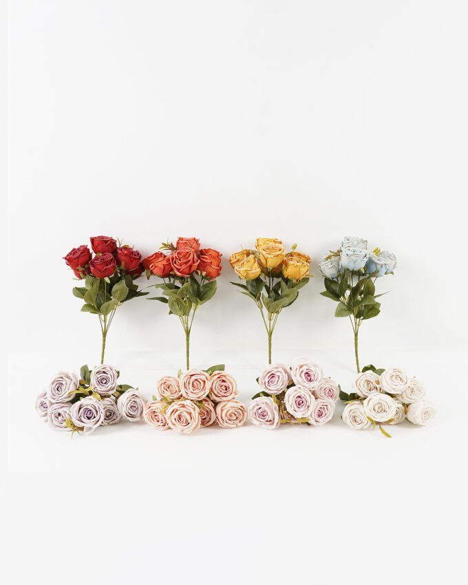 Artificial Flower 23*23*36cm Rose *7 bush GS-72223001 Flowers Bush YeahFlower is one of Chinese leading OEM manufacturers and exporters , supplying the silk flowers, wholesale artificial trees