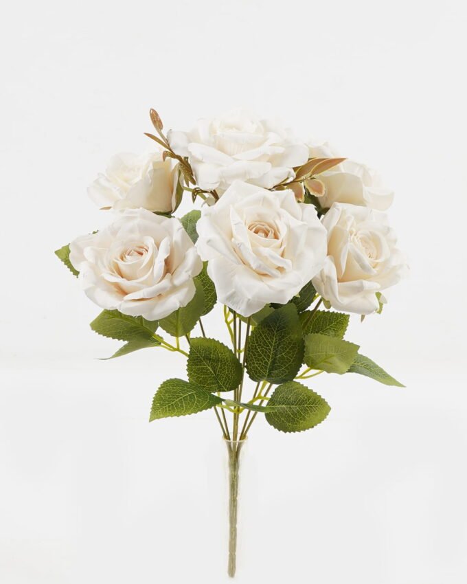 Artificial Flower 24*24*35cm Rose *7 bush GS-72223002-W1 Flowers Bush YeahFlower is one of Chinese leading OEM manufacturers and exporters , supplying the silk flowers, wholesale artificial trees