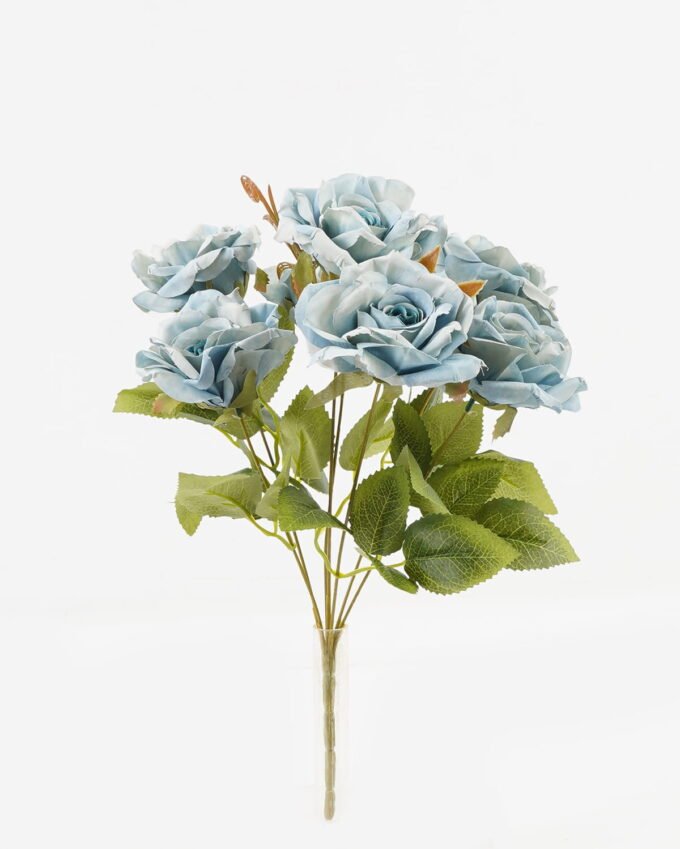 Artificial Flower Rose 7 bush GS-72223002_4 Artificial Flower 24*24*35cm Rose *7 bush GS-72223002 Flowers Bush YeahFlower is one of Chinese leading OEM manufacturers and exporters , supplying the silk flowers, wholesale artificial trees
