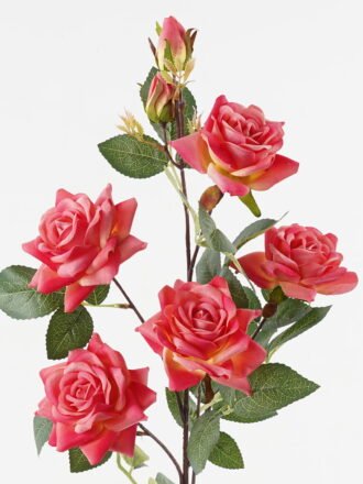 Artificial Flower 24*24*94cm Rose *7 single stem GS-39623002-R1 Single Flowers 3,000+ sqm showroom with thousands of artificial flowers, plants & trees ready for global sourcing.