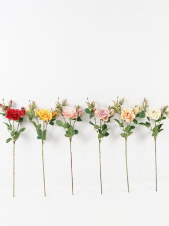 Artificial Flower 11*11*51cm Rose single stem GS-67923002 Single Flowers 3,000+ sqm showroom with thousands of artificial flowers, plants & trees ready for global sourcing.