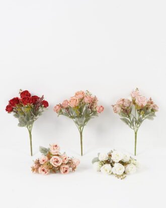 Artificial Flower 18*18*30cm Rose *8 bush GS-71923005 Flowers Bush YeahFlower is one of Chinese leading OEM manufacturers and exporters , supplying the silk flowers, wholesale artificial trees