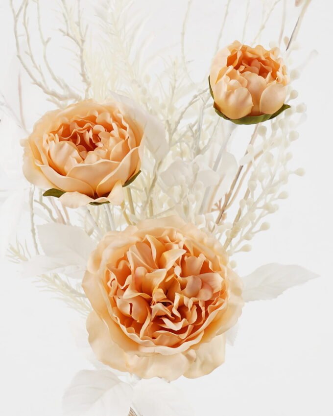 Artificial Flower 25*25*53cm Rose+Leaf *7 bundle GS-16823062 Bouquet YeahFlower is one of Chinese leading OEM manufacturers and exporters , supplying the silk flowers, wholesale artificial trees