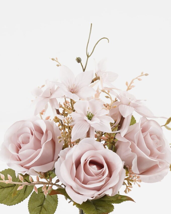 Artificial Flower 20*20*29cm Rose+Platycodon *7 bundle GS-16823051 Bouquet YeahFlower is one of Chinese leading OEM manufacturers and exporters , supplying the silk flowers, wholesale artificial trees