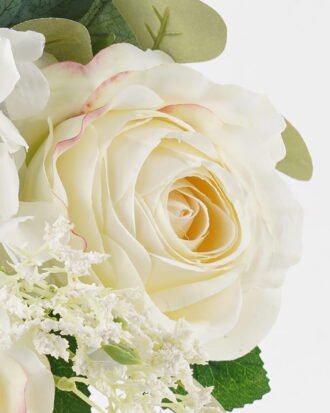 Artificial Flower 27*27*52cm Rose hydrangea *6 bundle GS-48723001-W1 Bouquet YeahFlower is one of Chinese leading OEM manufacturers and exporters , supplying the silk flowers, wholesale artificial trees