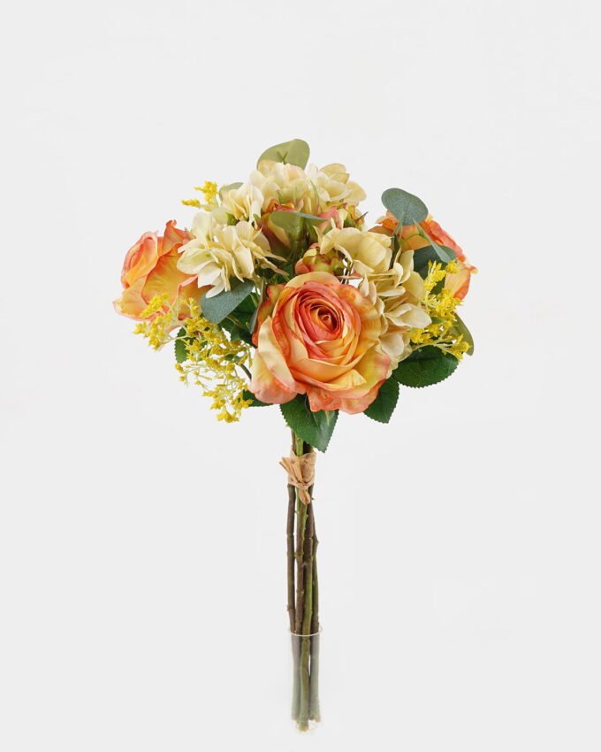 Artificial Flower Rose hydrangea 6 bundle GS-48723001_3 Artificial Flower 27*27*52cm Rose hydrangea *6 bundle GS-48723001 Bouquet YeahFlower is one of Chinese leading OEM manufacturers and exporters , supplying the silk flowers, wholesale artificial trees