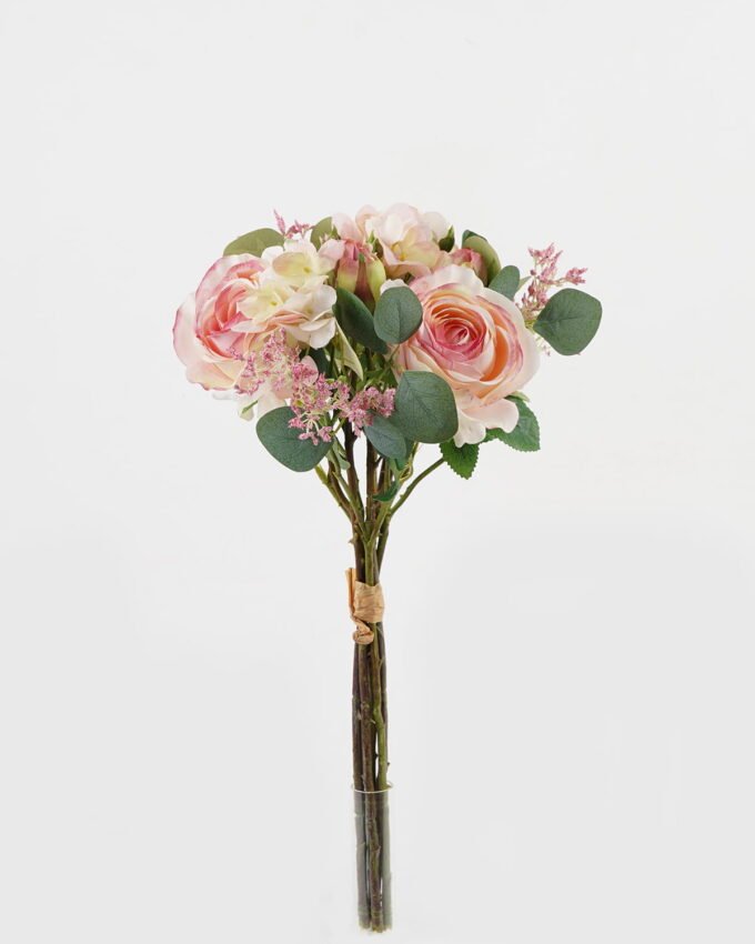 Artificial Flower Rose hydrangea 6 bundle GS-48723001_4 Artificial Flower 27*27*52cm Rose hydrangea *6 bundle GS-48723001 Bouquet YeahFlower is one of Chinese leading OEM manufacturers and exporters , supplying the silk flowers, wholesale artificial trees