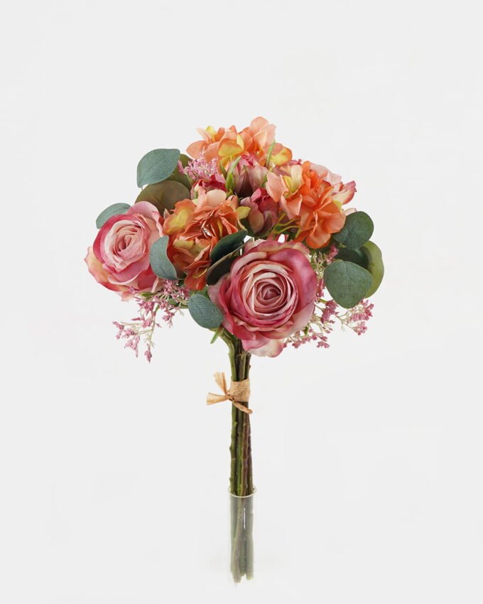 Artificial Flower Rose hydrangea 6 bundle GS-48723001_5 Artificial Flower 27*27*52cm Rose hydrangea *6 bundle GS-48723001 Bouquet YeahFlower is one of Chinese leading OEM manufacturers and exporters , supplying the silk flowers, wholesale artificial trees