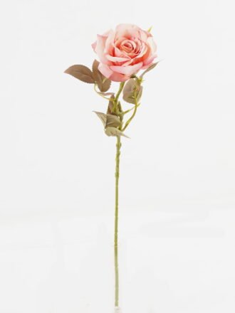 Artificial Flower 13*13*45cm Rose *2 single stem GS-48723010 Single Flowers 3,000+ sqm showroom with thousands of artificial flowers, plants & trees ready for global sourcing.