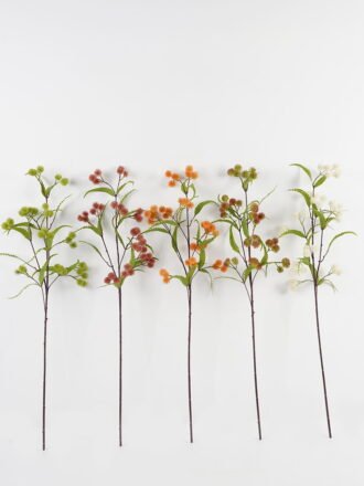 Artificial Flower 13*13*43cm Rose single stem GS-68023005-R2 Single Flowers 3,000+ sqm showroom with thousands of artificial flowers, plants & trees ready for global sourcing.