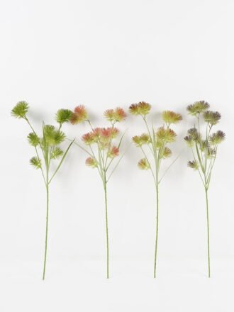 Artificial Flower 24*24*96cm Teazle fruit single stem GS-65223013-W1 Single Flowers 3,000+ sqm showroom with thousands of artificial flowers, plants & trees ready for global sourcing.