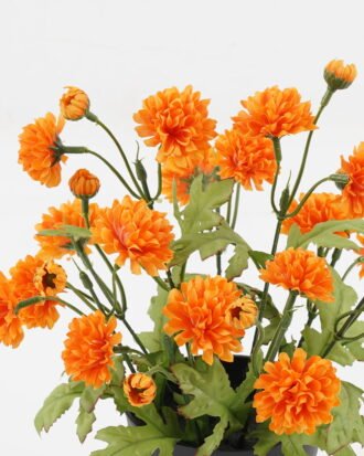 Artificial Flower 23*23*26cm chrysanthemum in PP pot GS-03323133 Potted Flowers&Plants YeahFlower is one of Chinese leading OEM manufacturers and exporters , supplying the silk flowers, wholesale artificial trees