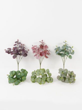 Artificial Plant 30*30*50cm Eucalyptus  *12 bush/96 lvs GS-60423001 Leaves&Sprays&Foliages 3,000+ sqm showroom with thousands of artificial flowers, plants & trees ready for global sourcing.