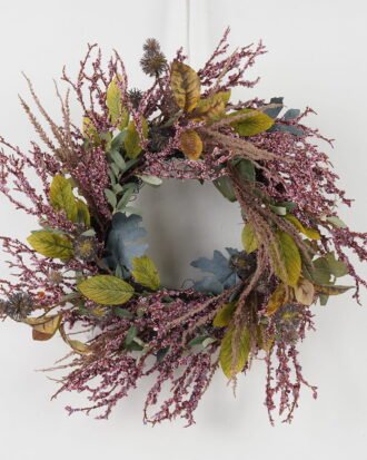 Artificial Plant 50*50cm Fruit wreath GS-40723052 Christmas Item YeahFlower is one of Chinese leading OEM manufacturers and exporters , supplying the silk flowers, wholesale artificial trees