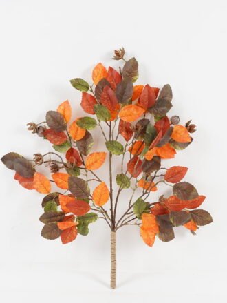 Artificial Plant 47*47cm Leaf wreath GS-71423022 Christmas Item 3,000+ sqm showroom with thousands of artificial flowers, plants & trees ready for global sourcing.