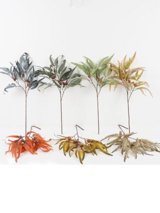 Artificial Plant 30*30*80cm Leaf single stem GS-40723015-P1 Leaves&Sprays&Foliages 3,000+ sqm showroom with thousands of artificial flowers, plants & trees ready for global sourcing.